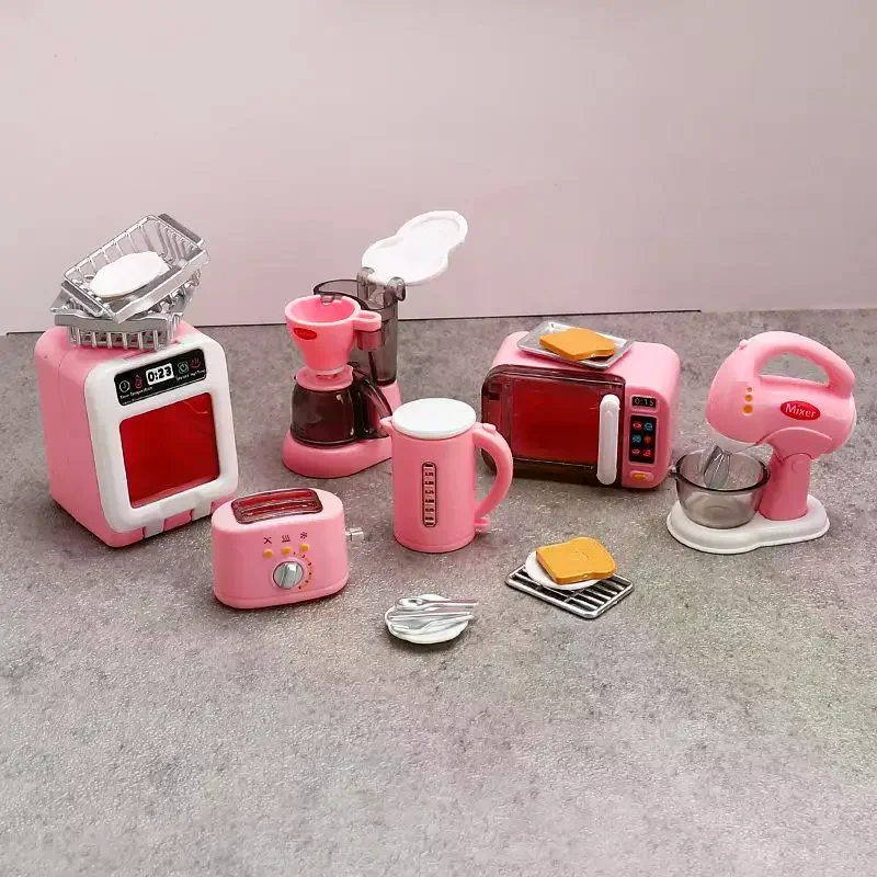 1Set 1:12 Puppenhaus Miniatur Kaffeemaschine Schneebesen Haushaltsgeräte Dekor Spielzeug Puppenhaus Zubehör