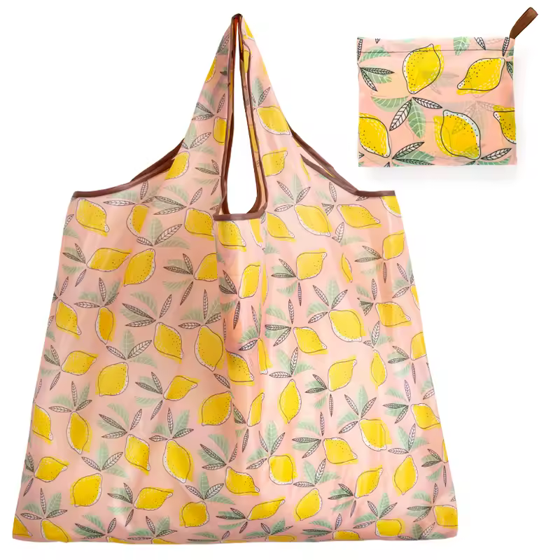 Big Size Thick Nylon Large Tote ECO Reusable Polyester Portable Shoulder Women's Handbags Folding Pouch Shopping Bag Foldable - Image 11