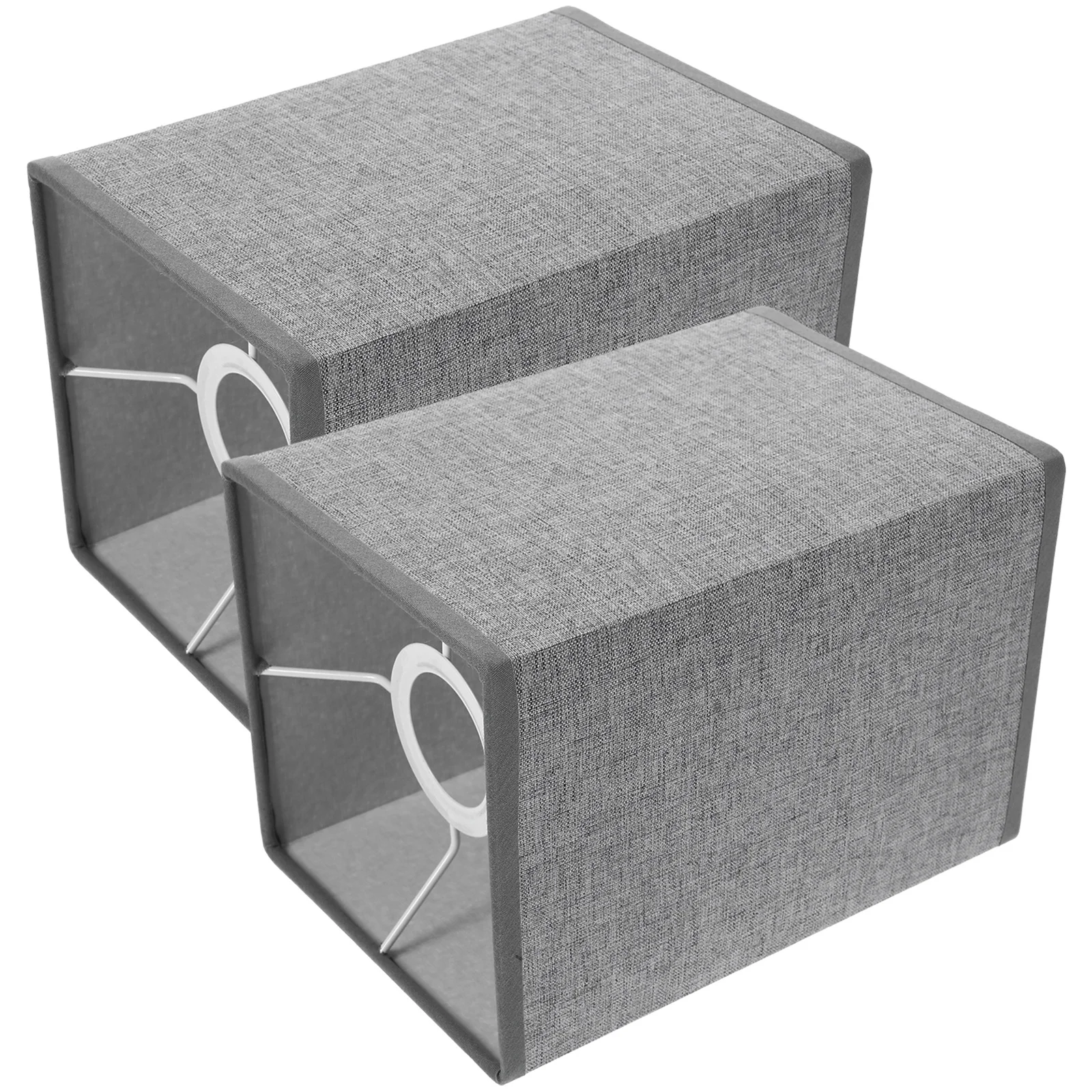 2 قطعة عاكس الضوء مربع المنزل غطاء خفيف النسيج الجدول مكتب الكتان الظل استبدال الغبار برهان عيون لينة واقية غرفة الدراسة