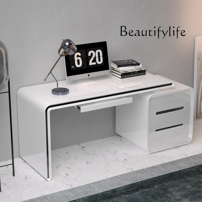 

Computer desk Desktop household simple student desk simple modern paint office writing desk