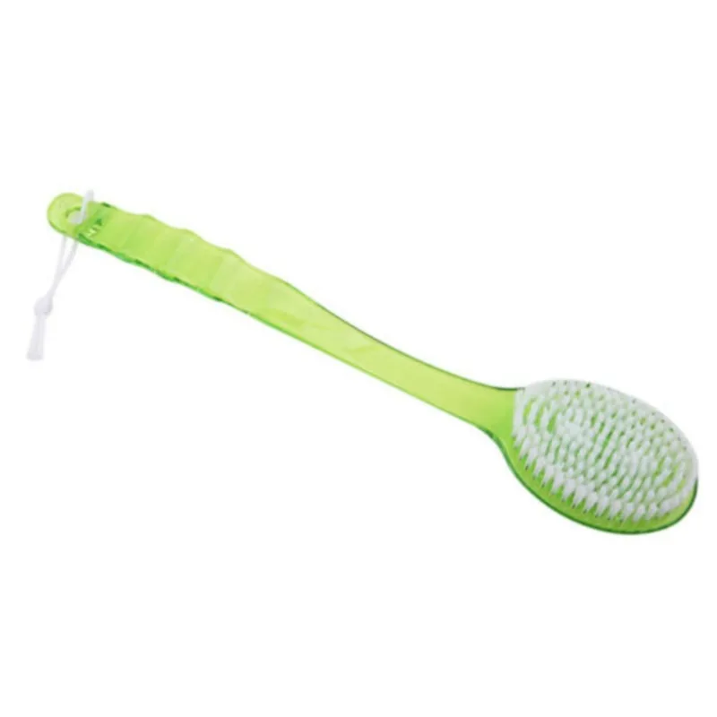 Long Handled Plastic Bath Shower Back Brush Scrubber Skin Cleaning Brushes Body Massager For Bathroom Accessories Cleaning Tool