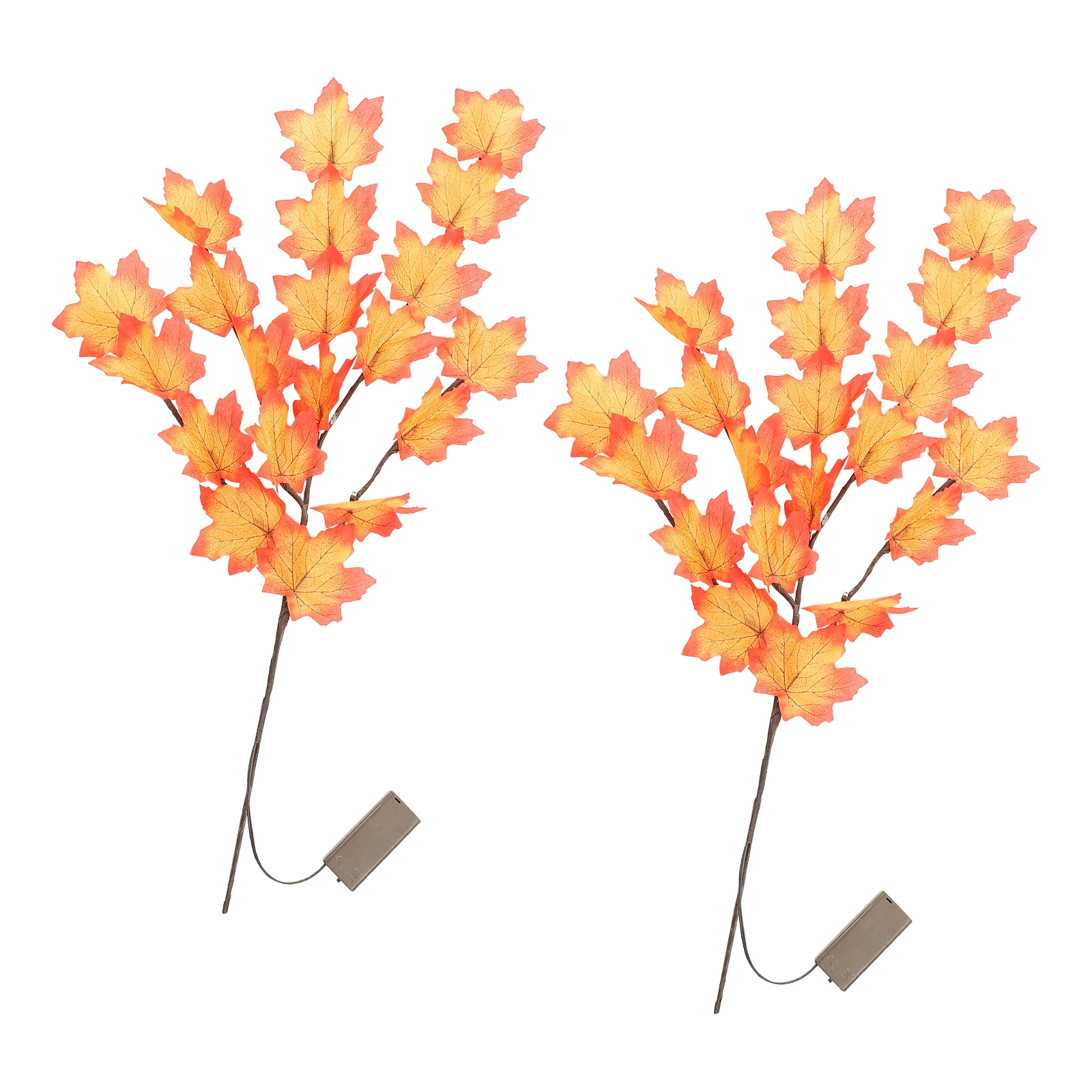 2pcs Leaf Lamp Branches Light Decorative Autumn Tree ange LED for Home Bedroom Led Lamp Party Festive DIY Decor