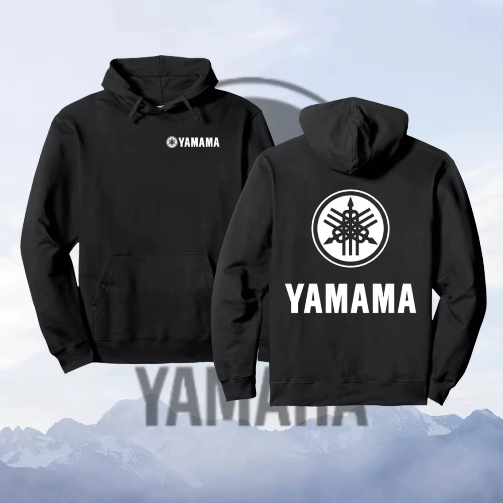 

Новая легкая толстовка с капюшоном Yamaha, осенне-зимний мужской свитер с длинными рукавами и принтом, удобный повседневный свитер для пар в одном стиле