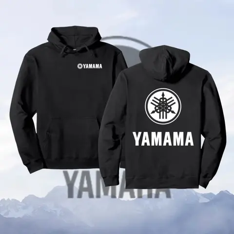 New Yamaha Lightweight Hoodie Autumn and Winter Printed Men's Long Sleeve Sweater Comfortable Casual Couples Same Style