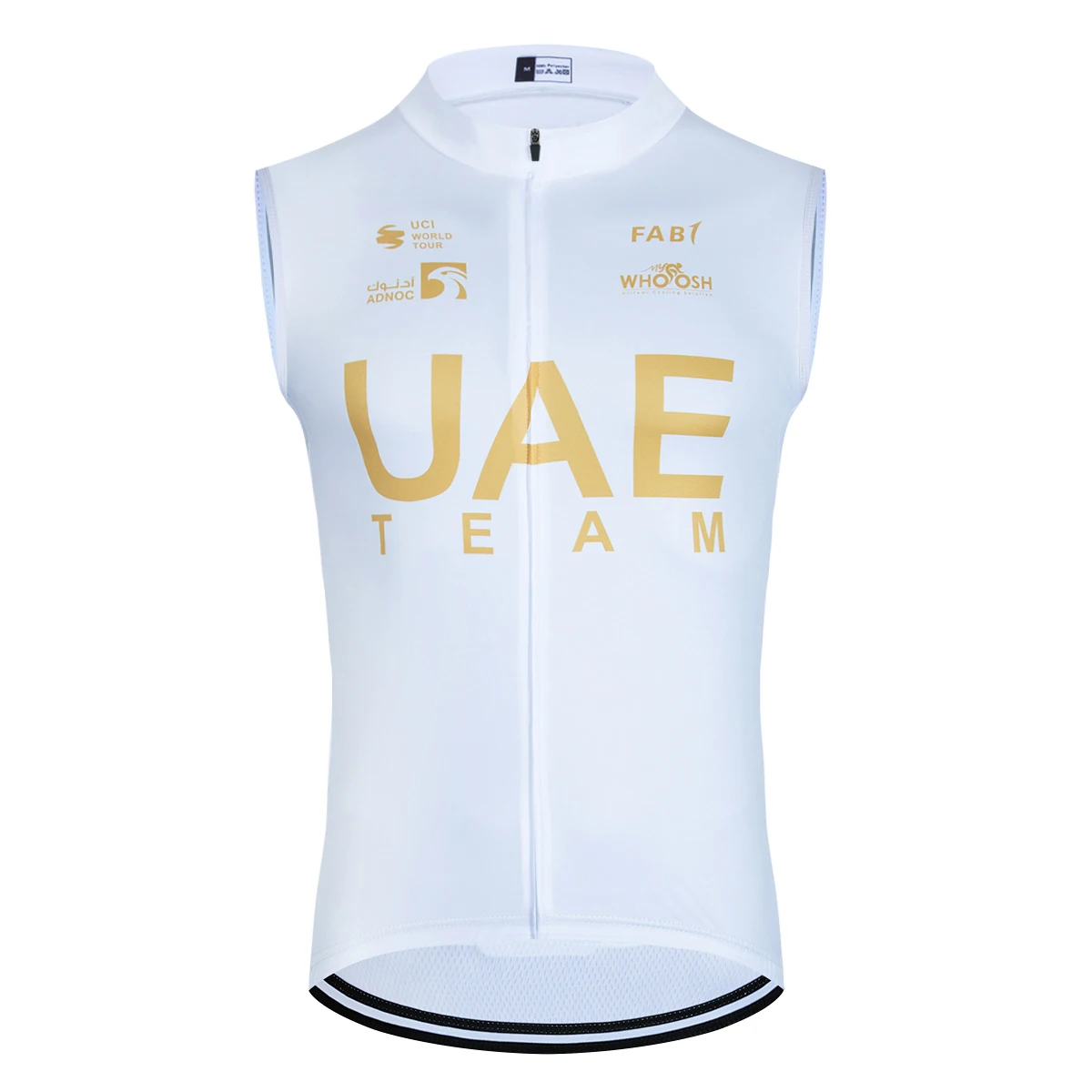 New Gold UAE Cycling Jersey Summer Windbreaker Men Bike Vest Maillot Ropa Ciclismo Pro Bicycl Tshirt Clothing