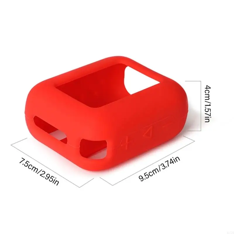 H37B ซิลิโคนเคสเคสสำหรับกระเป๋าลำโพง go4 ปลอดภัยพอดีการถอดง่าย