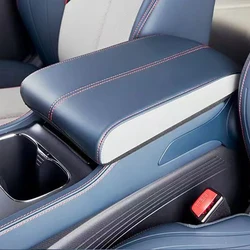 For BYD Atto 3 Yuan Plus 2022 2023 1PC Car Armrest Storage Box Leather Protective Cover Auto Accessories
