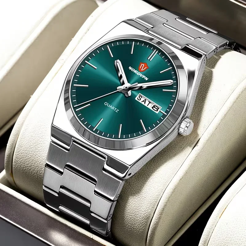 New Ultra-Thin Men's Watch Business Casual Glow-in-the-Dark Quartz Watch – Ideal Gift Choice
