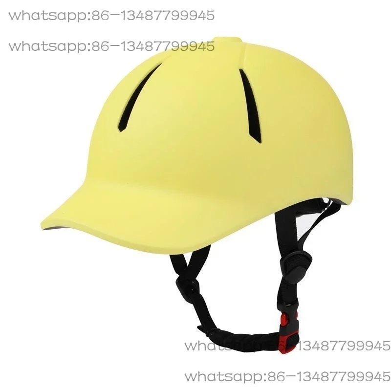 Teen Children's Fashion Cap Leisure Road Riding Helmet Bicycle Ultra Light Sunscreen Baseball Hard Hat 3-8 Years