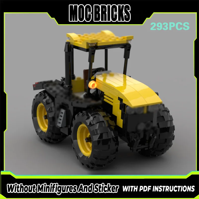 

Конструктор MOC: Городская модель автомобиля, Малый сельскохозяйственный трактор, Модульные технологичные подарки, Набор для сборки, Детские игрушки для праздников