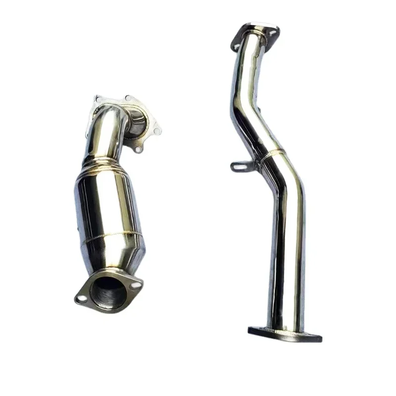 

Section High flow Pipes Exhaust Pipes branch downpipe Exhaust Pipe with for Impreza STI 2.0T 2003-2007