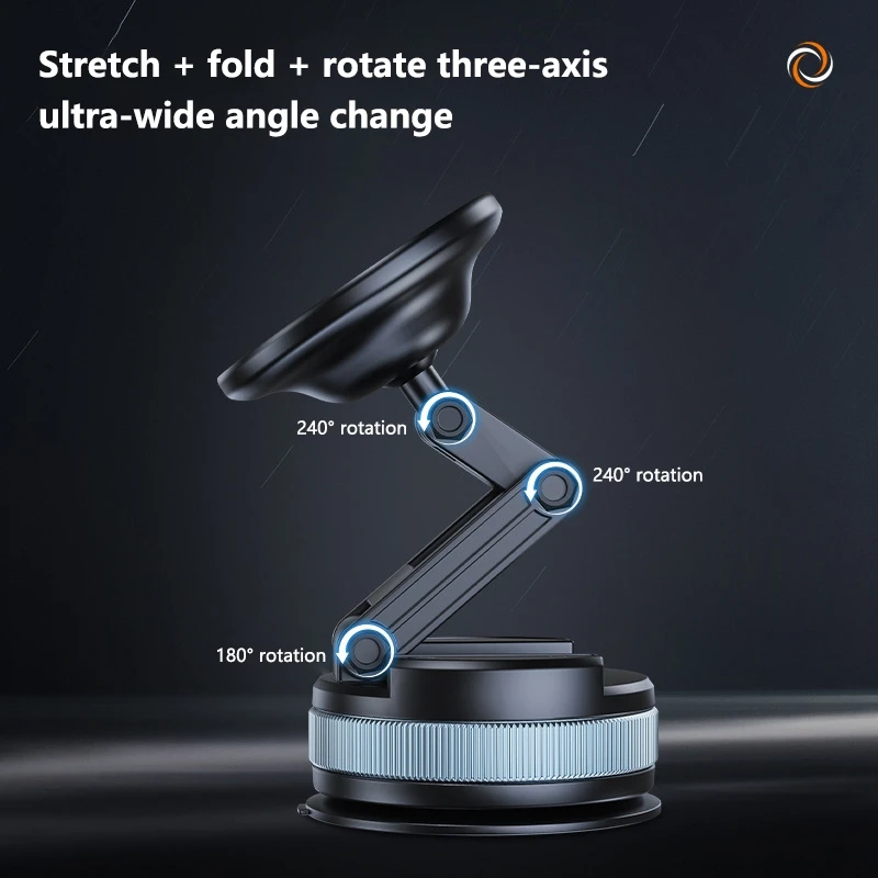 

Магнитный автомобильный держатель для телефона Xiaomi, вакуумная присоска, складное выдвижное крепление для всех смартфонов, универсальная лобовое стекло приборной панели