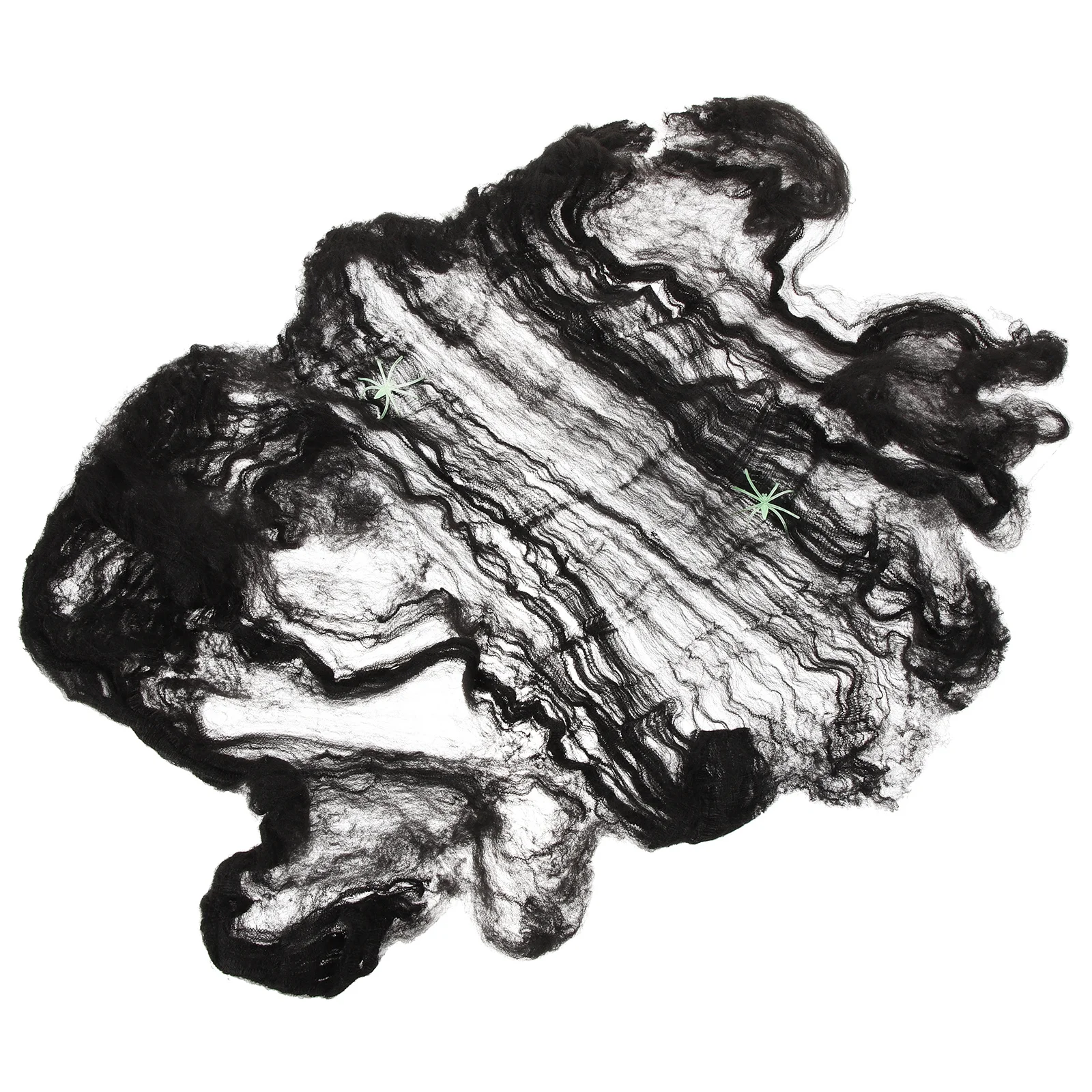 

1Set Halloween Spider Web Decor Lightweight Proper Length for House Garden Festivities Halloween Decor Fake Spider Web