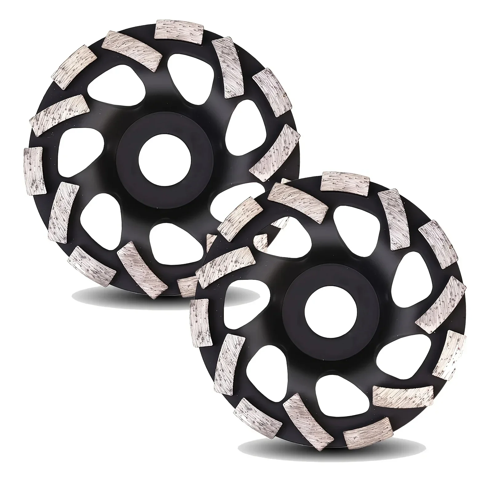 5 Inch Concrete Grinding Wheels Arbor Grinding Cup Wheel with Diamond Segments for Paint Epoxy Coating Removal, inner22/23mm
