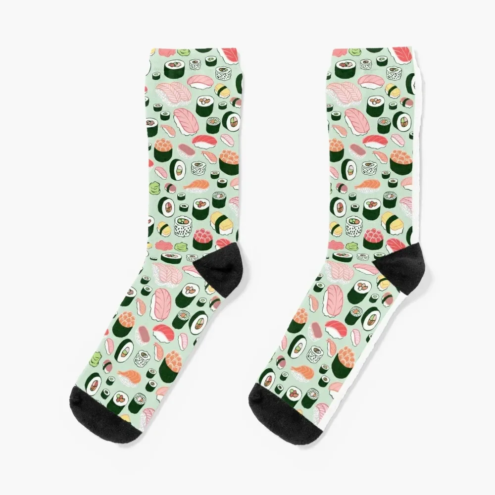 

Sushi Forever! Socks designer hip hop custom with print Socks For Women Men's