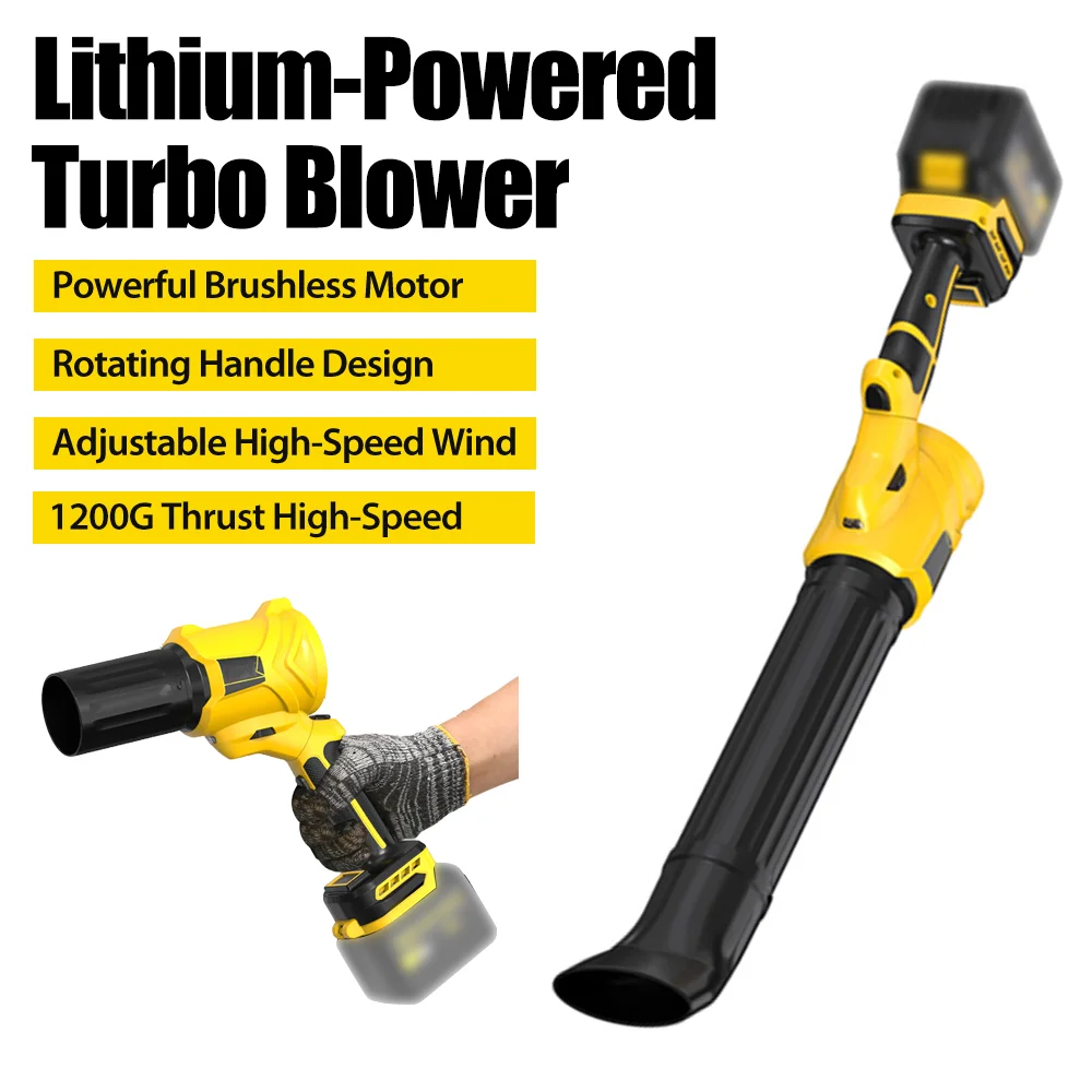 

Industrial 1500W Cannon blower Powered Cordless Leaf blower super powerful Air Blower wireless Electric Snow blower air duster