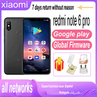 Smartphone Xiaomi Redmi Note 6 Pro Global Rom Snapdragon 6366.26 inches 2280x1080 pixels 4000mAh used phone