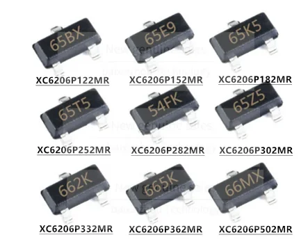 20PCS/LOT XC6206P122MR XC6206P152MR XC6206P182MR XC6206P252MR XC6206P282MR XC6206P302MR XC6206P332MR XC6206P362MR XC6206P502MR