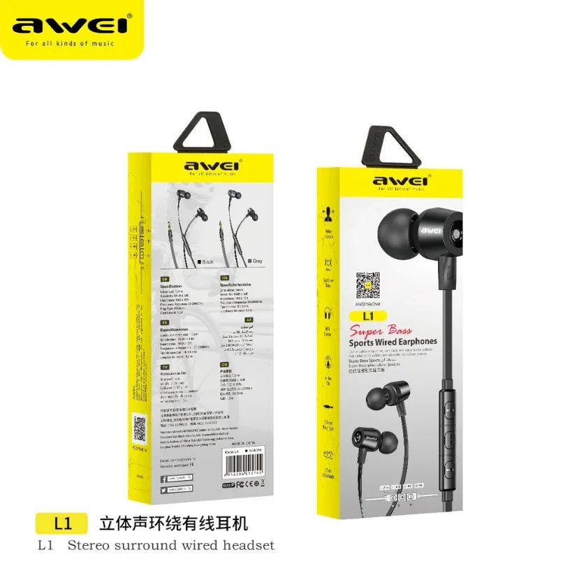 Awei L2 Wired Earpu… - image