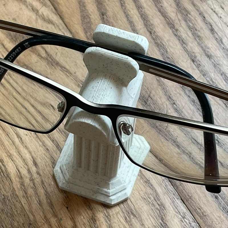 New Minimalist Roman Column Glasses Holder Roman Column Ornament Glasses Desktop Organizer Home Office Desk Decorative Gift