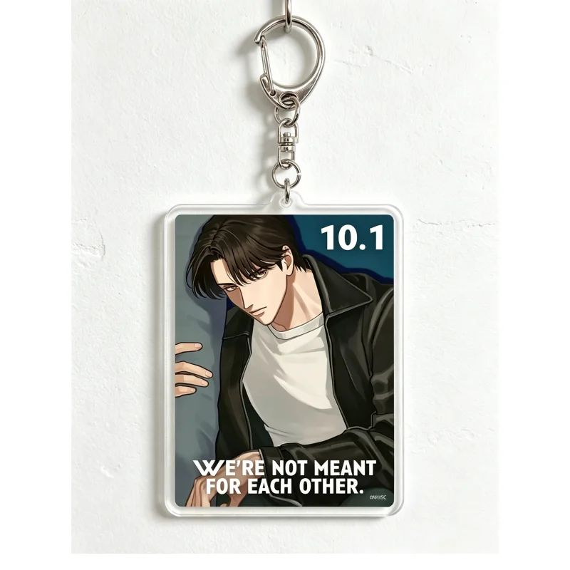 Were Not Meant For Each Other Kumazawa Cute Charm Fans Gift Boys Love Standee BL Manga Fashion Accessories 6cm Acrylic Keychain