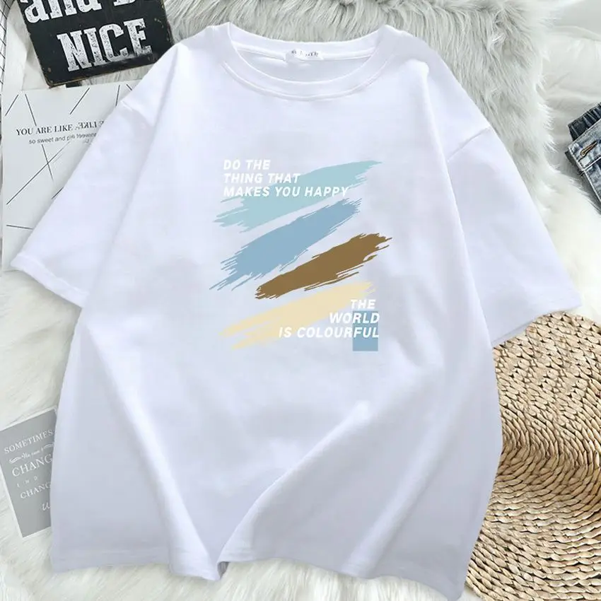 Plus Size 6XL 150kg Women Short Sleeve O Neck Cotton T-Shirts Summer Tees Shirts Female Letter Print Tees Tops