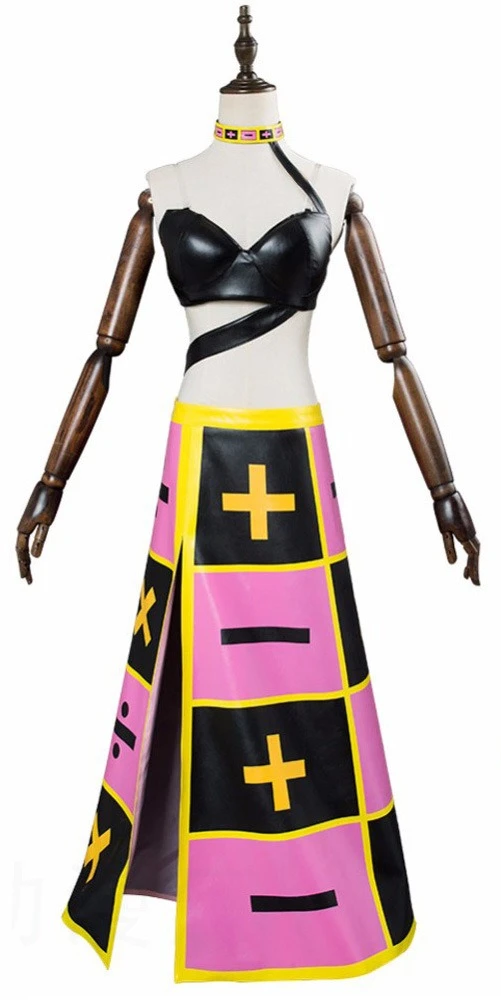 مثير جوجو تريش أونا تأثيري حلي مخصص تأثيري مجموعة الرياح الذهبية أنيمي لعب الأدوار الزي حامل أداء المستخدم زي #4