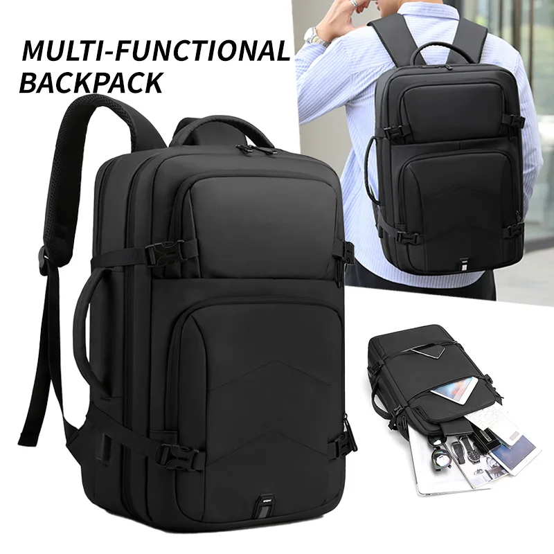 Men's Fashion Trend Backpack Student Business Travel Laptop 