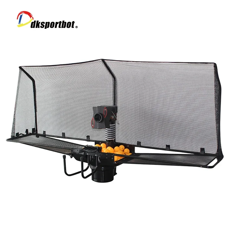 

PingPong Ball Machine with 80 Balls Net and Remote Automatic Shooter Launcher Table Tennis Practice Training Equipment