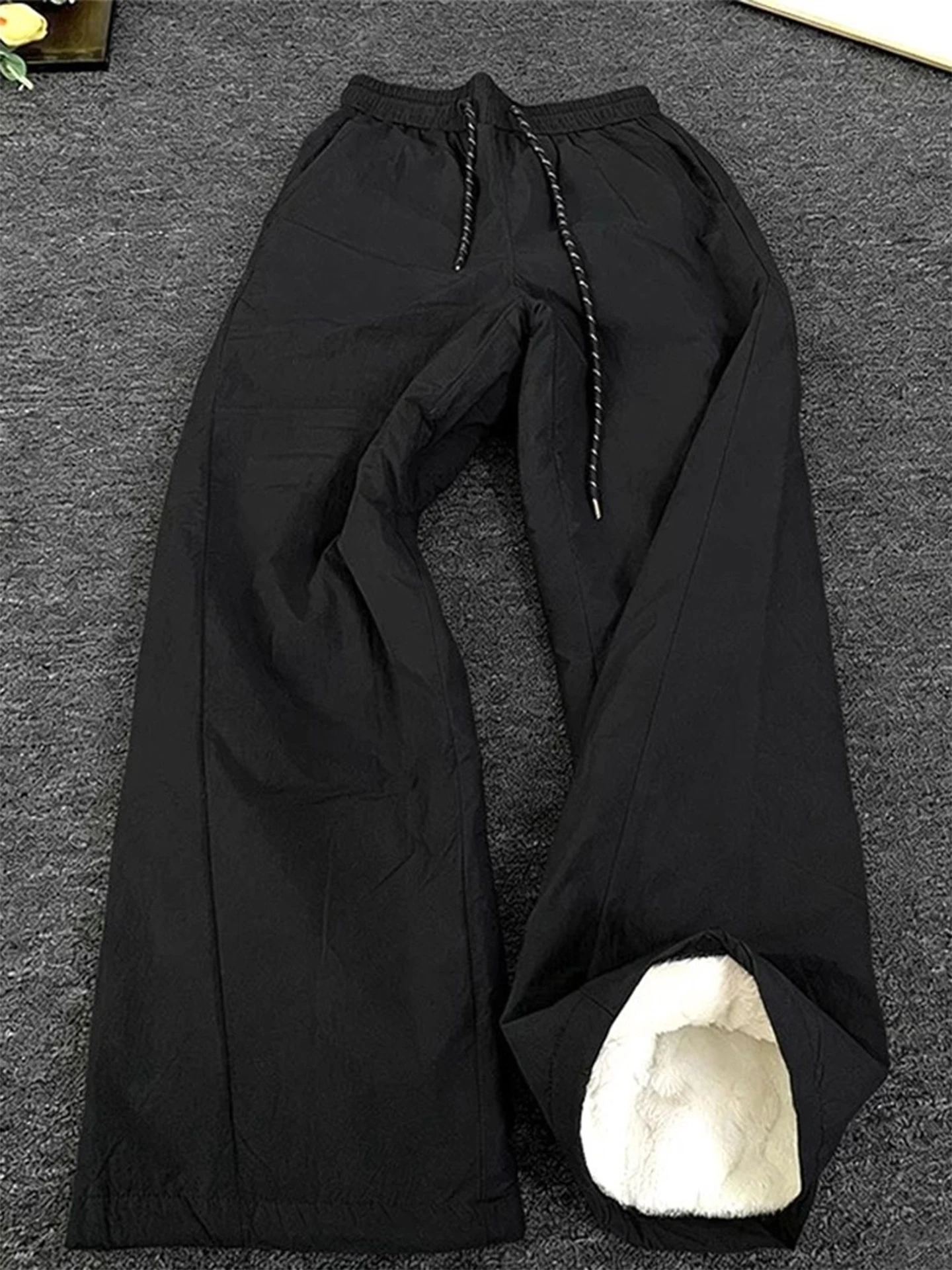 

Зимние лыжные брюки Thiened Fce для мужчин, утепленные, для активного отдыха на снегу, средняя посадка, прямой крой, повседневные брюки