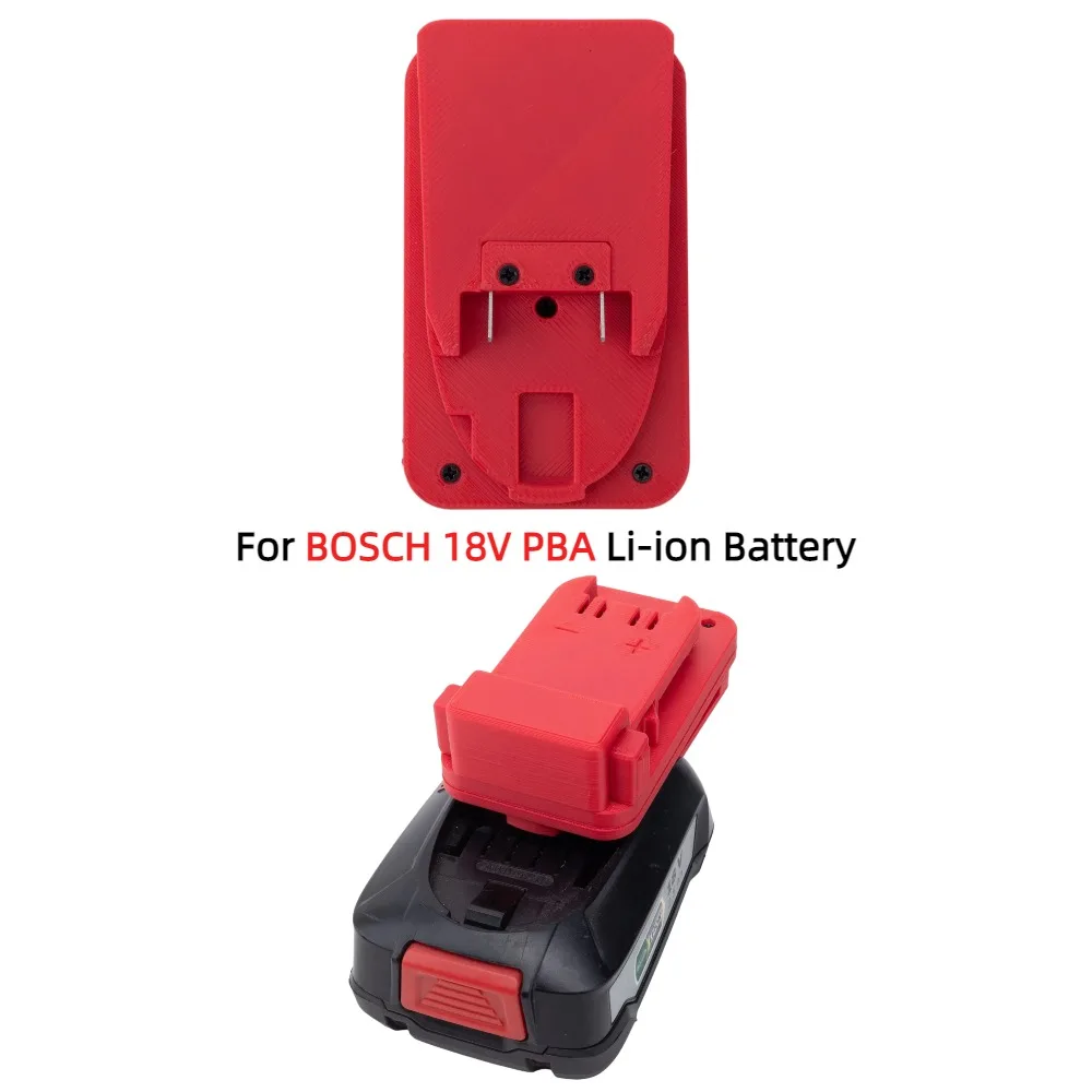 Battery Adapter/Converter for BOSCH 18V PBA Li-ion Battery To Milwaukee 18V Power Tools Accessory(Only Adapter)