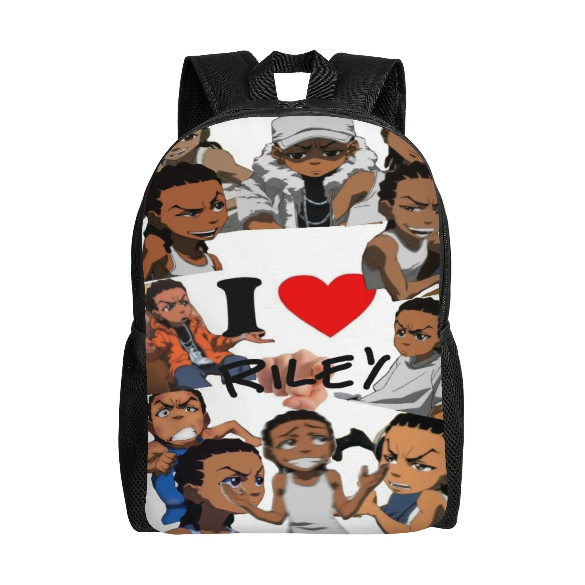 Back to school season Good looking New style Eye catching The Boondocks Knapsack  Teenager Versatile Backpack