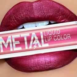 12 Color Metallic Matte Liquid Lipstick Waterproof Matte Shimmer Glitter Metal Long Lasting Non-Stick Cup Lip Gloss Women Makeup