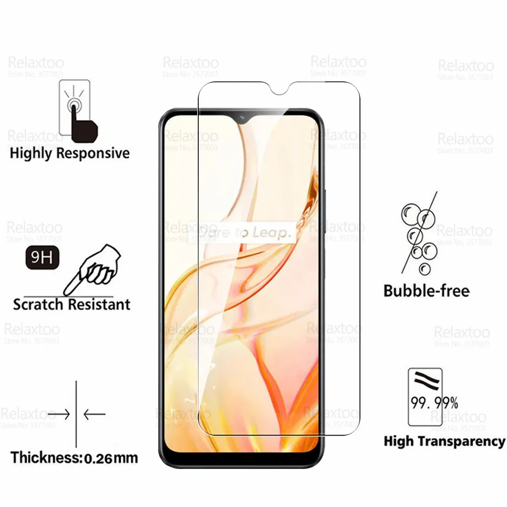 2To1 Kamera Gehärtetem Glas Für Realme C30s Screen Protector RealmeC30s Realmi C 30 s C30 30 S 6.5 "RMX3690 abdeckung Schutzhülle Film