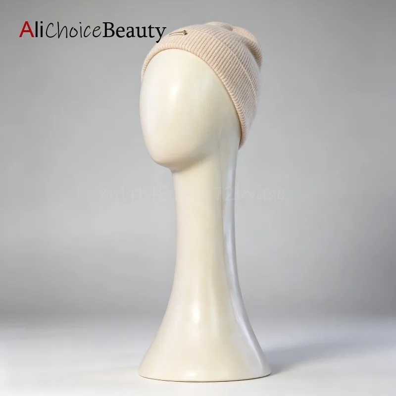 Foam Female Human Head Long Neck Mannequin Make Up Women Wig Hat Glasses Display Stand Model Training Head Kit Hair Tools