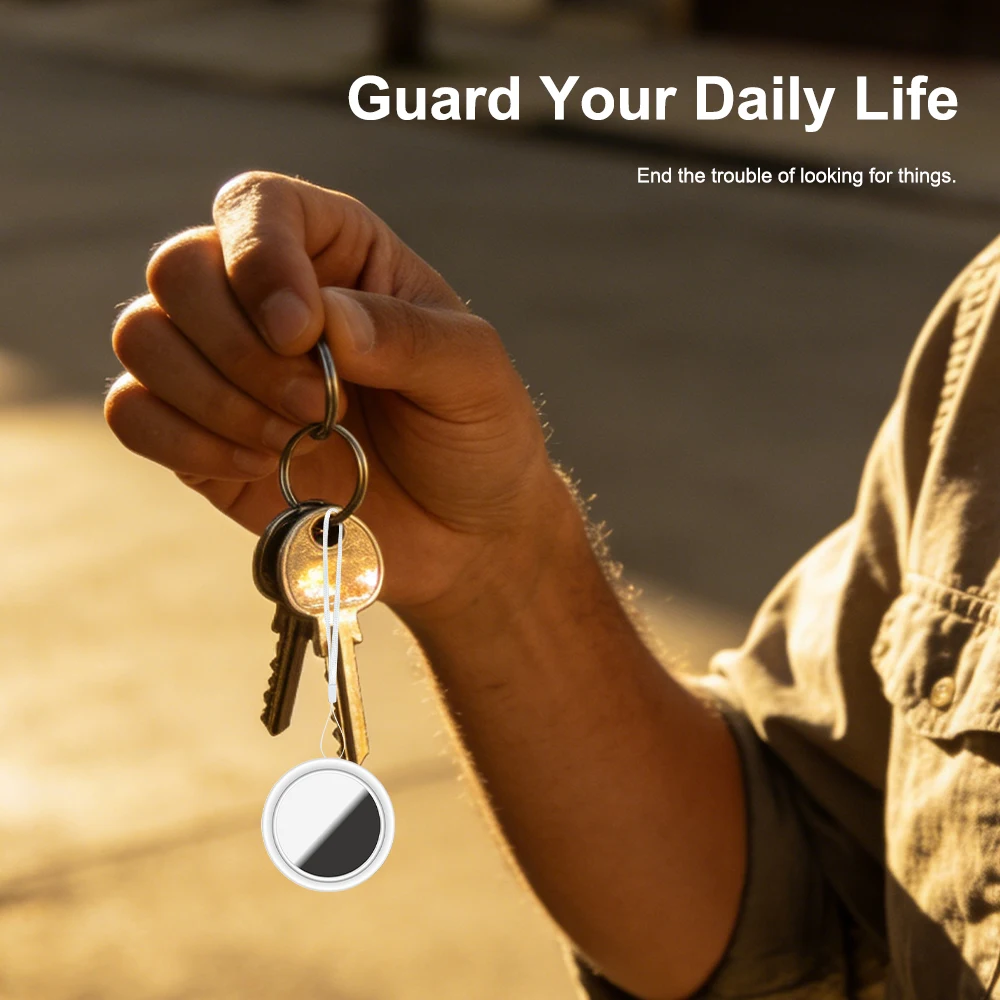 2PCS Anti-Lost Tracker for Keys, Luggage, Backpack & Purse | Compatible with Find My (iOS), 2 Pack