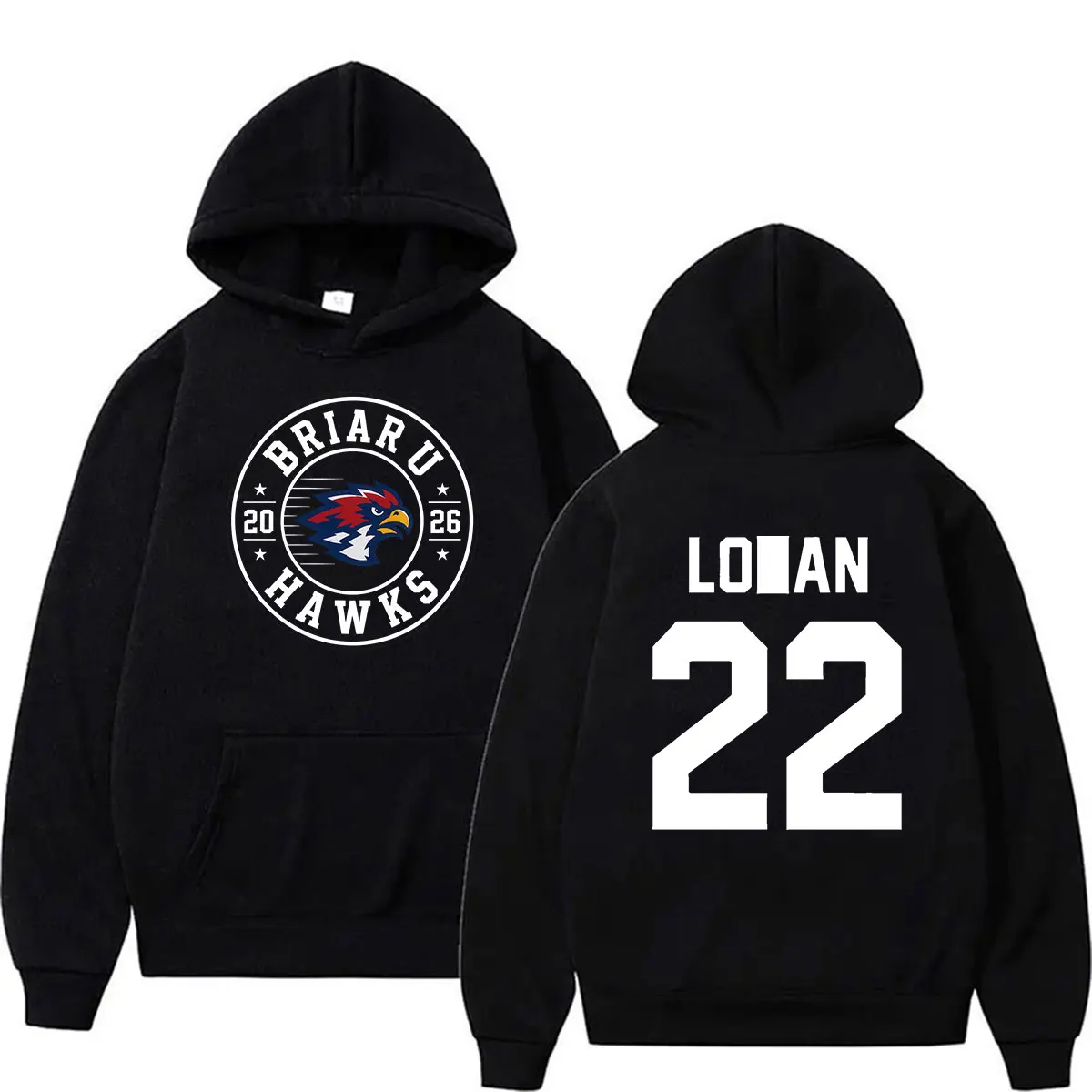 Sudadera con Capucha 2026 TV Off Campus Logan 22, Sudadera de Felpa con Diseño de Briar University, Sudadera de Moda para Hombre y Mujer, Sudadera con Capucha de Manga Larga