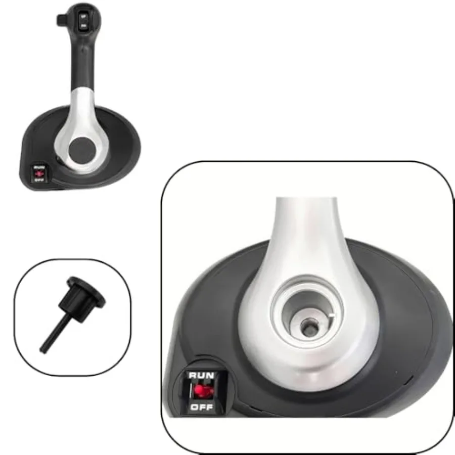 جهاز تحكم عن بعد لمحرك ميركوري الخارجي 4000 Gen II 8M0030550 حامل جانبي مع حواف طاقة ومفتاح إيقاف للتطبيق البحري #6