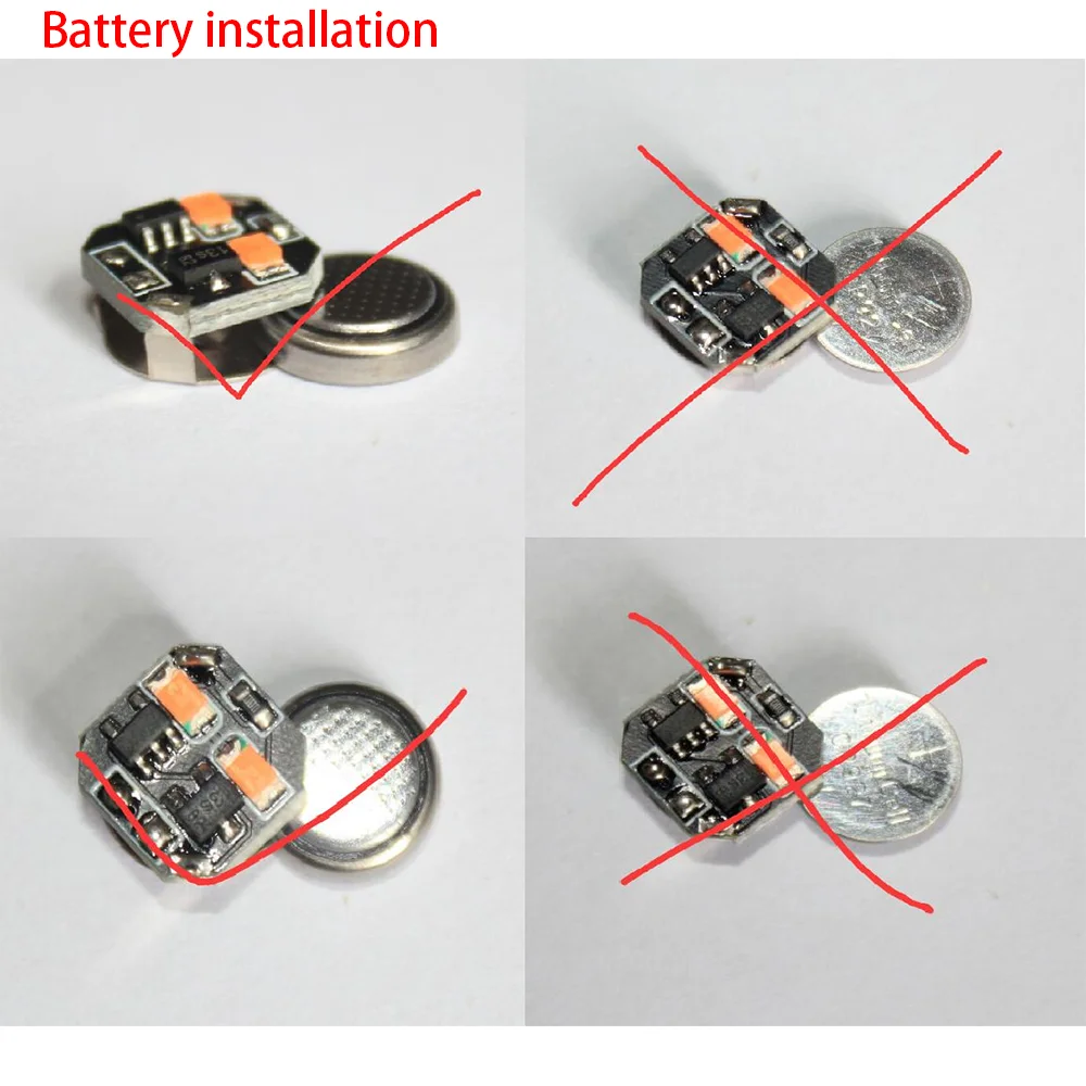 Imagem -04 - Led Magnetron Light Modelagem Led Super Brilhante Lâmpada sem Fio Brinquedos Modelo de Indução Magnética Interruptor de Controle Luzes Mais Bateria Pcs x