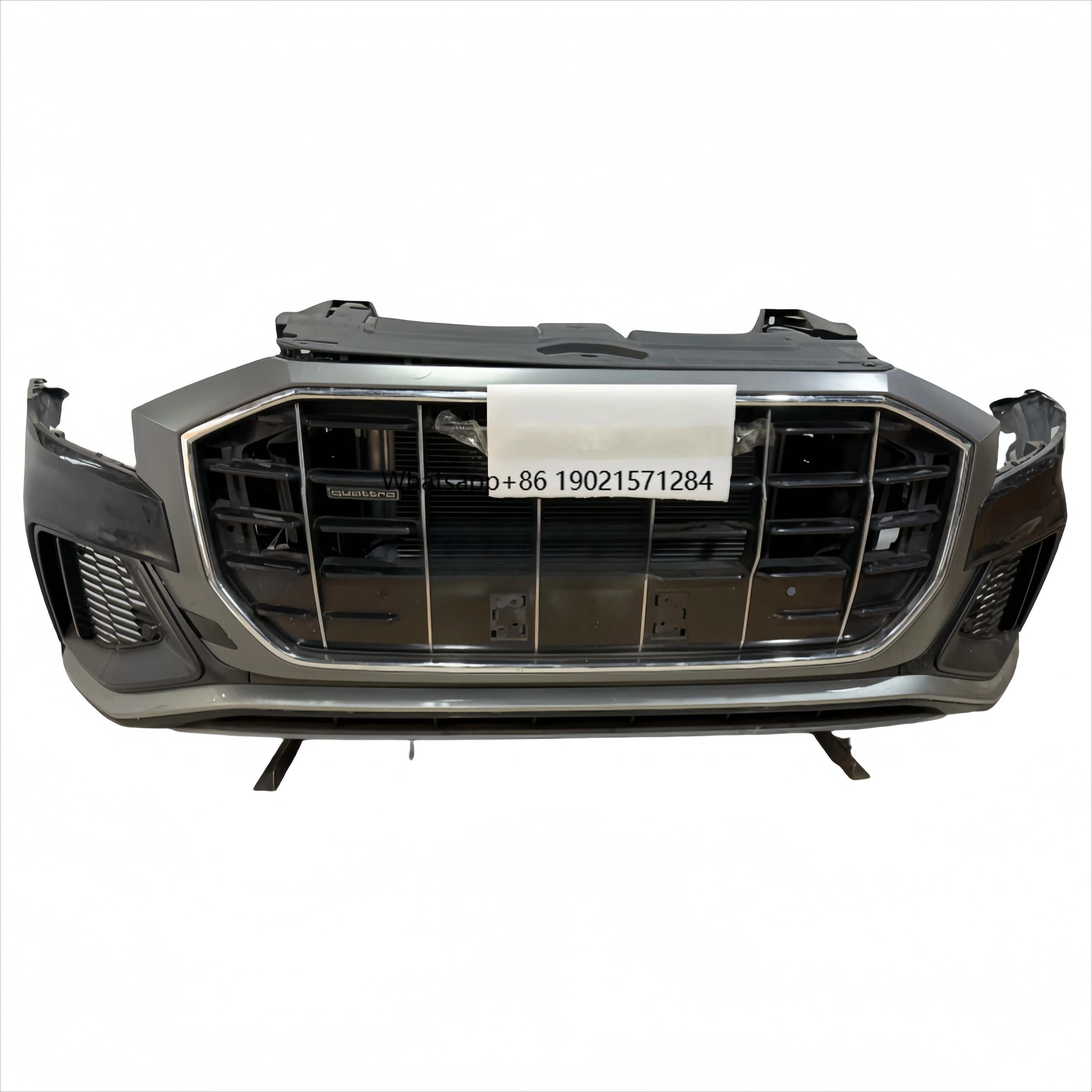 

2019-2023 Original Q8 Front Bumper Radiator Grille Body Kit Auto Parts to Replace and Towing Hitch for SUV