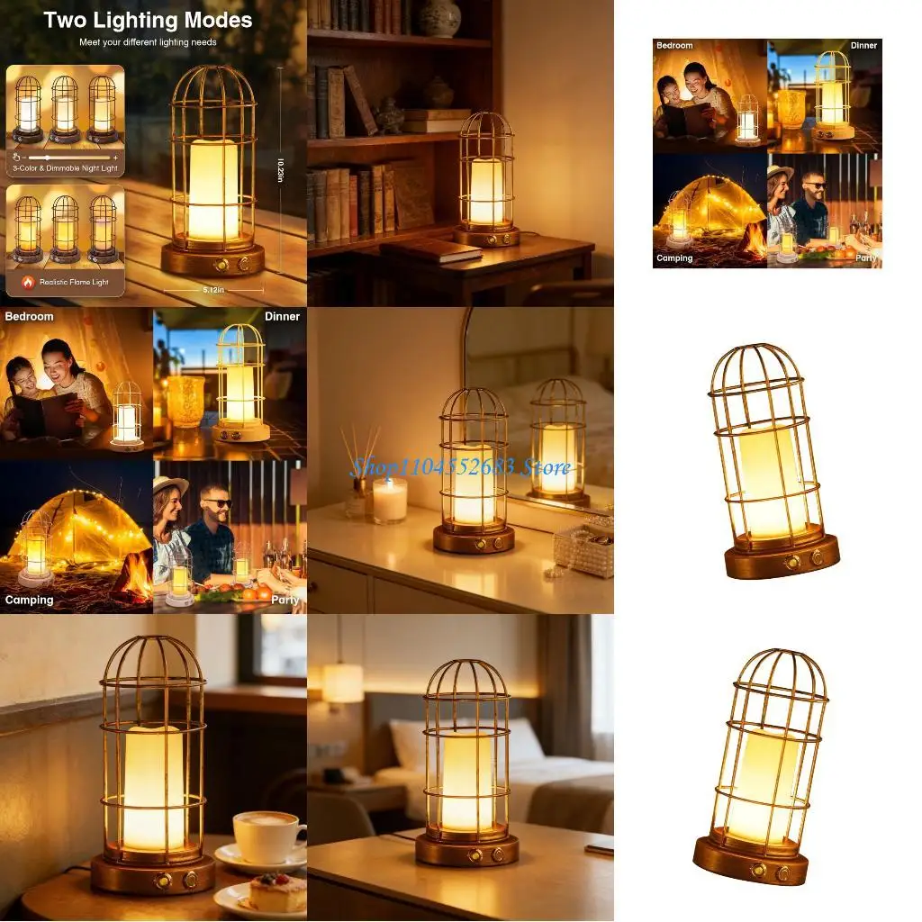 

Y6GD 1 Part Energy Efficient LED Cage Desk Lamp Gentle Light Output