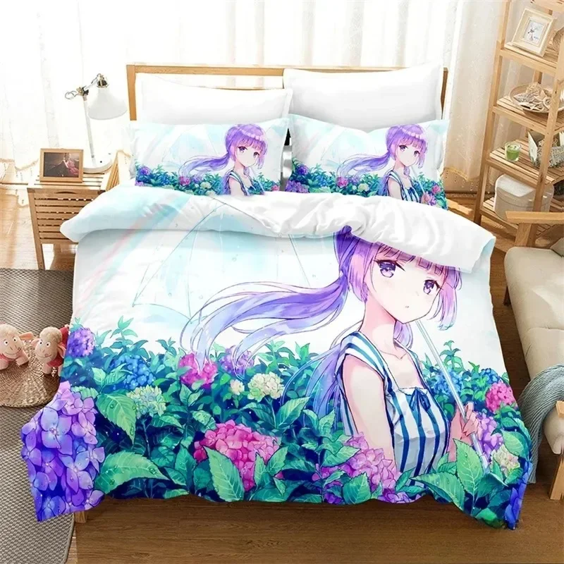 Aikatsu Idol Activity Anime 3D NEW Duvet Cover Pillowcase Bedding Set Adult Boy Bedroom Decoration Children Single Double Large