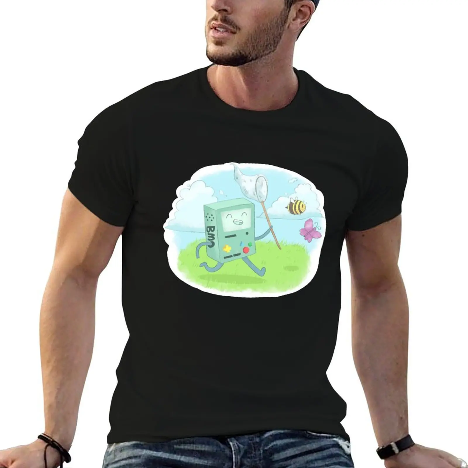 

springtime bmo T-Shirt man t shirts for men man t shirts for men casual T-Shirt