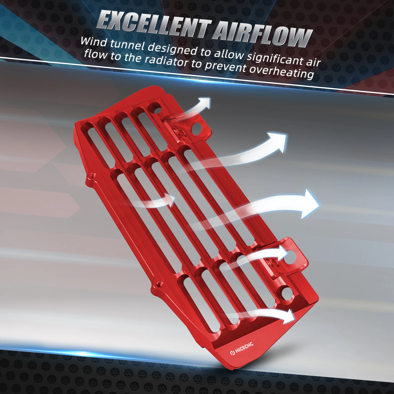 ل GasGas EC 300 2021-2023 EC 250 EX 250 EX 300 MC 125 MC 250F ECF EXF المبرد الحرس ل KTM EXC 300 ل Husqvarna TE 300 #4