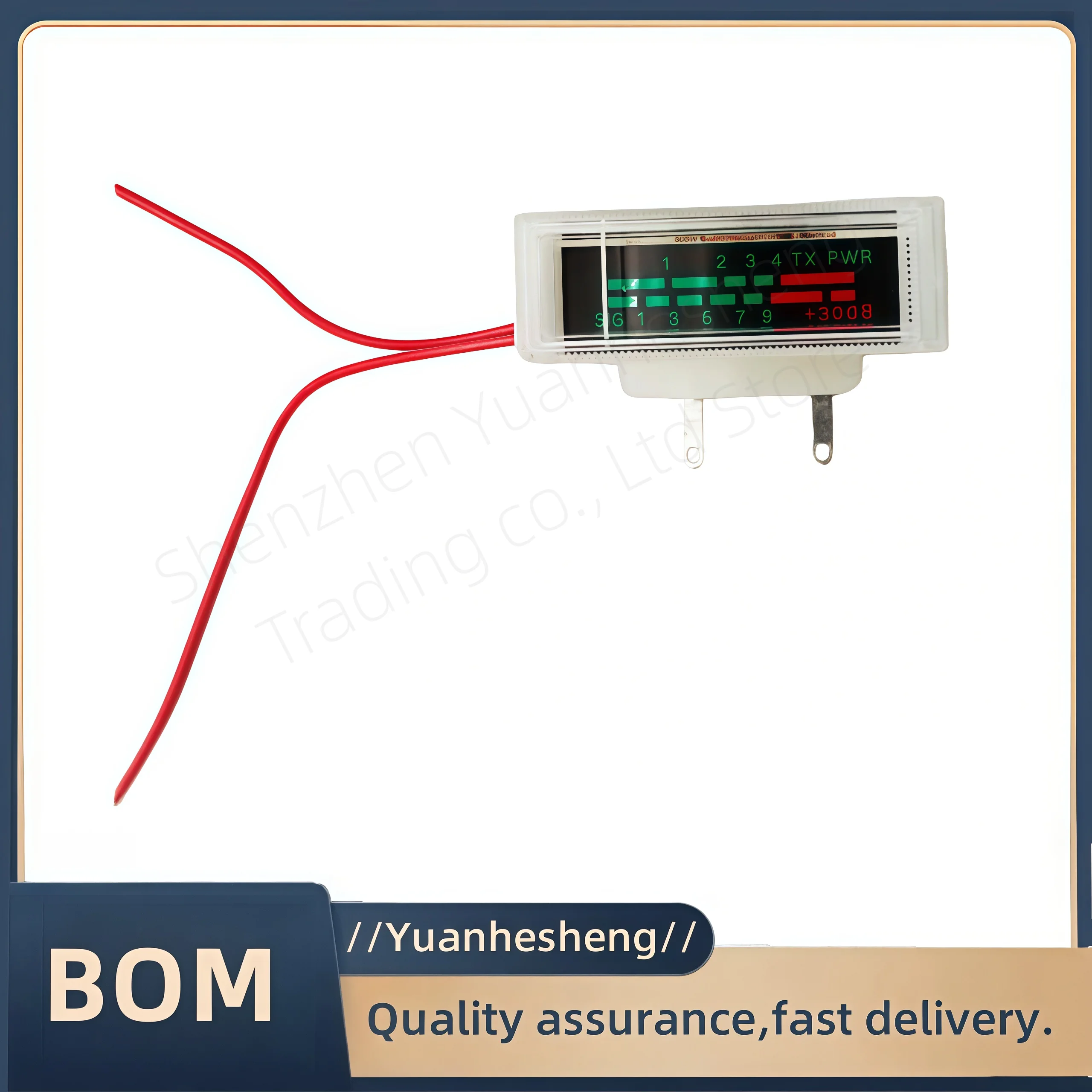 Dc current meter with backlight level signal indicator head TX PWR DB  SWR 2 3 CAL meter electronic instrument indication +30DB
