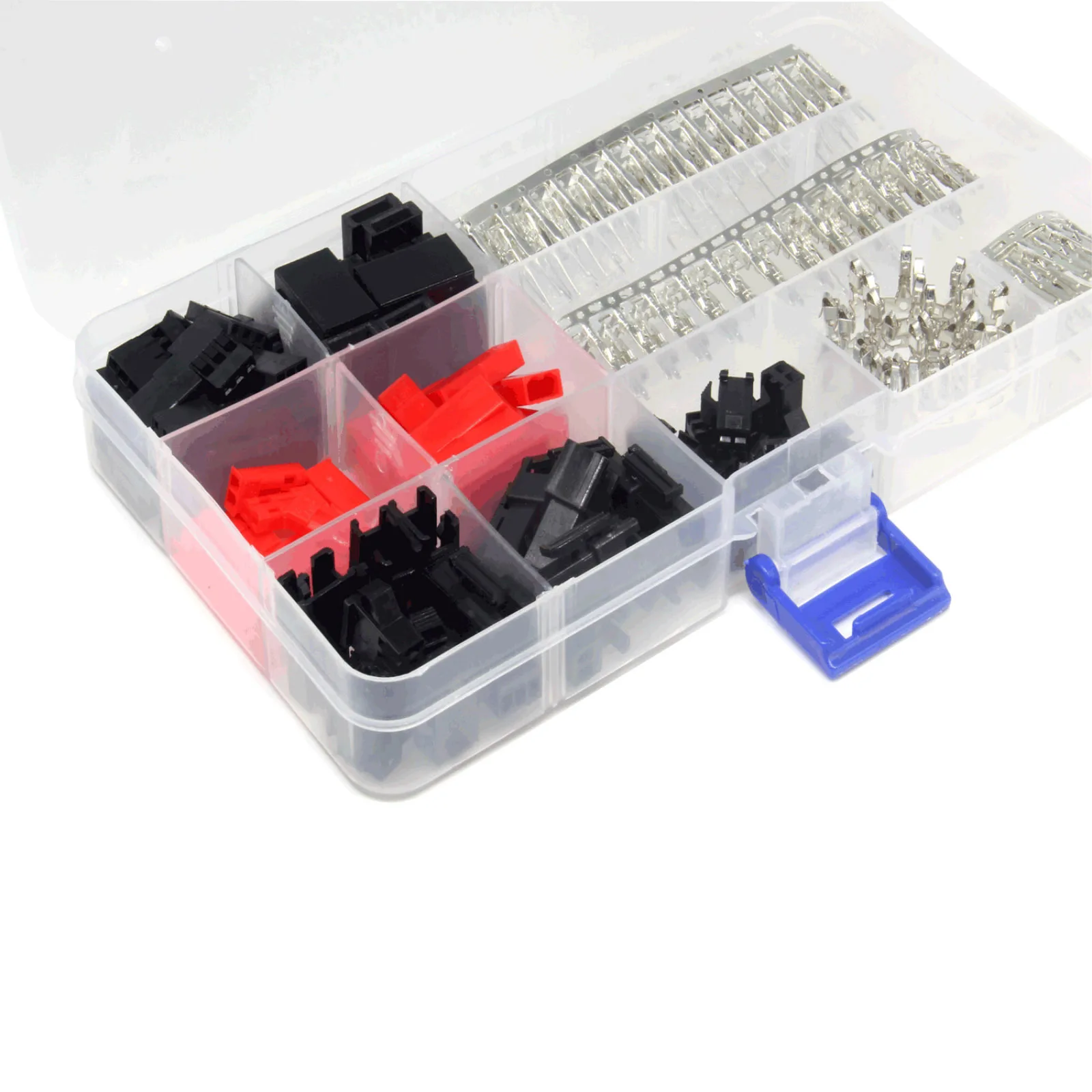 105Pcs JST JR SM-2P SM-3P Male Female Servo Plug Connector Crimp Pin Wire for RC Car Boat Accessories