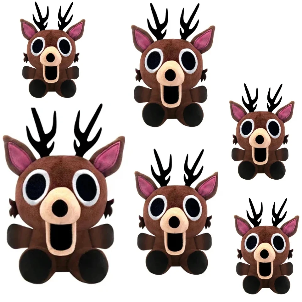 1-4 قطعة جديد لطيف الغزلان دمية طفل 99 ليال الغزلان أفخم دمية 99 ليال في الغابة أنيمي الأجهزة الطرفية لعبة هالوين هدية الكريسماس