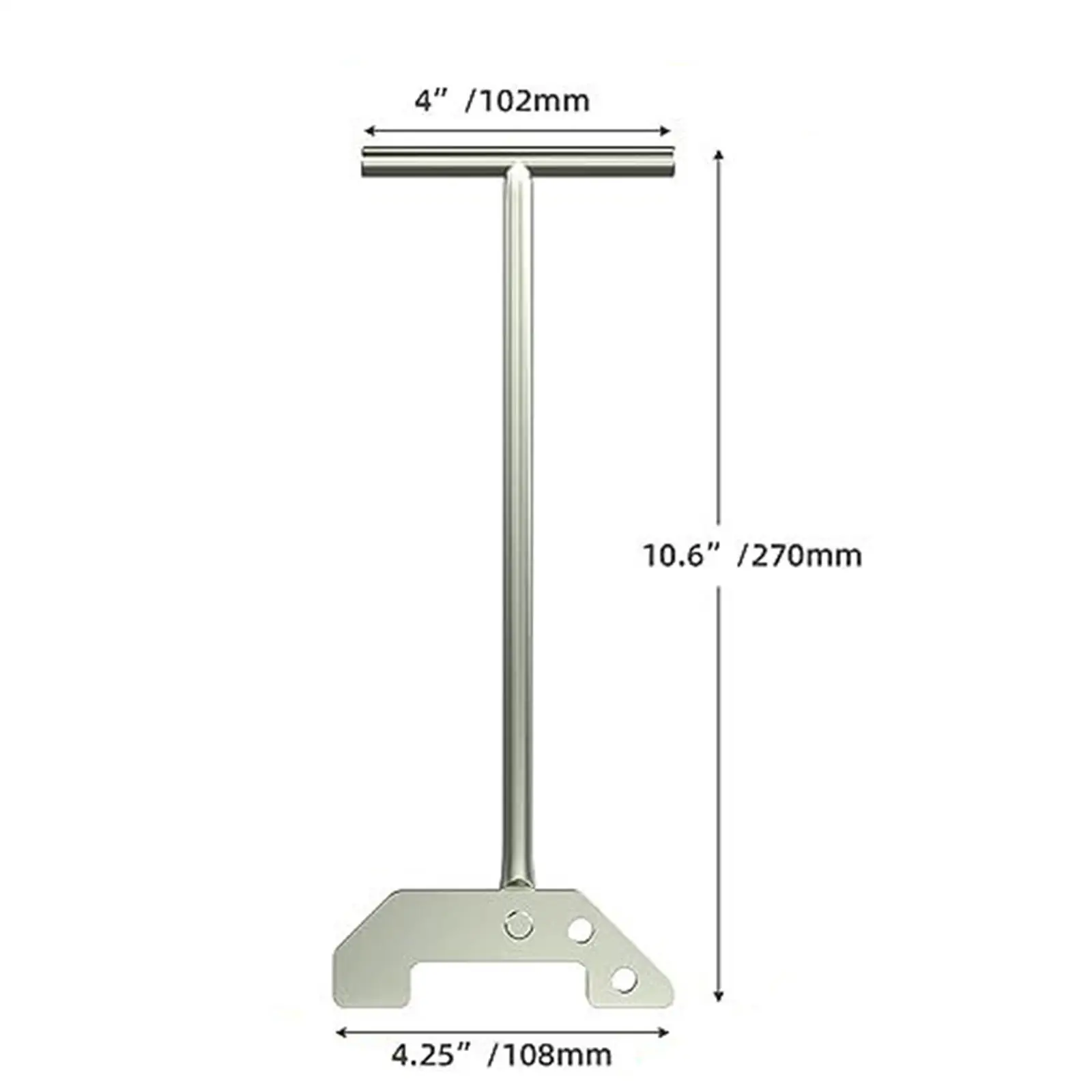 Ключ для снятия засорения мусора, металлическая конструкция, быстрое удаление засоров, компактный для снятия мусора или мусора