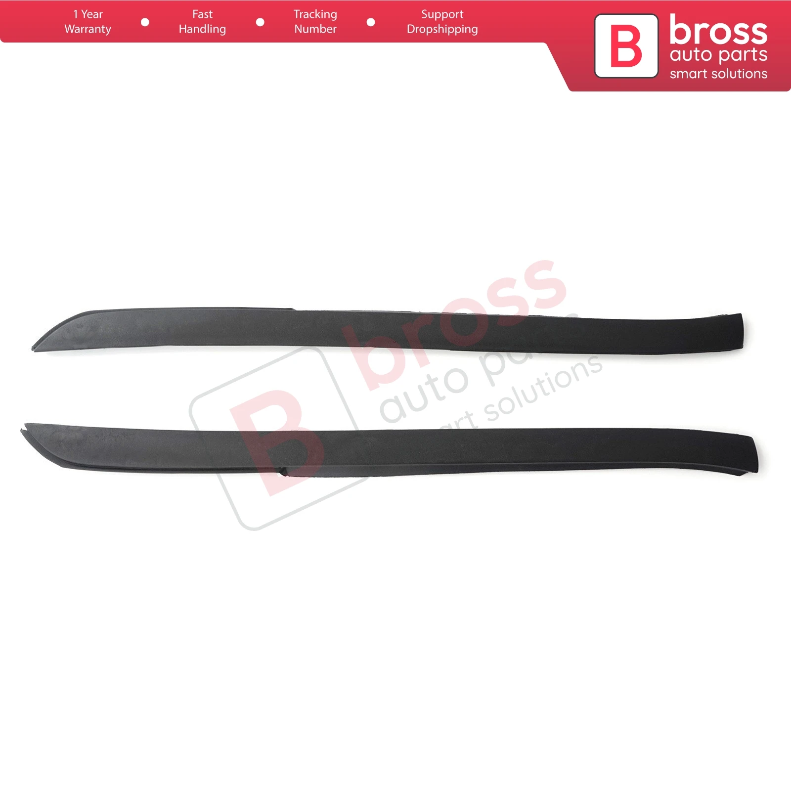 BDP1045 Front Windshield Glass Ornamental Trim Moulding Pillar Cover Left  Right 6386980079 6386980179 for Mercedes Vito W638