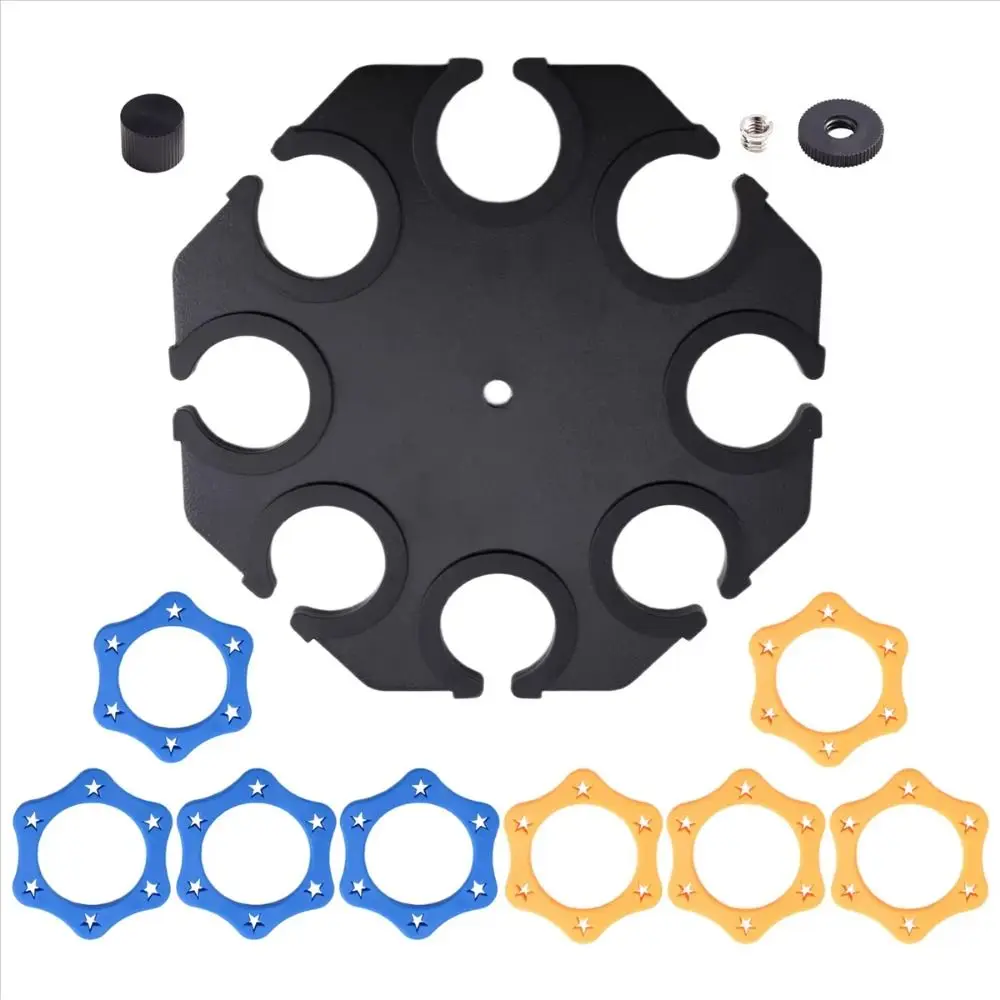 

Hands Free Multi Microphone Holder Adjustable Up To 6/8 Mics Microphone Storage Stand Mounting Screw Silicone Sleeve